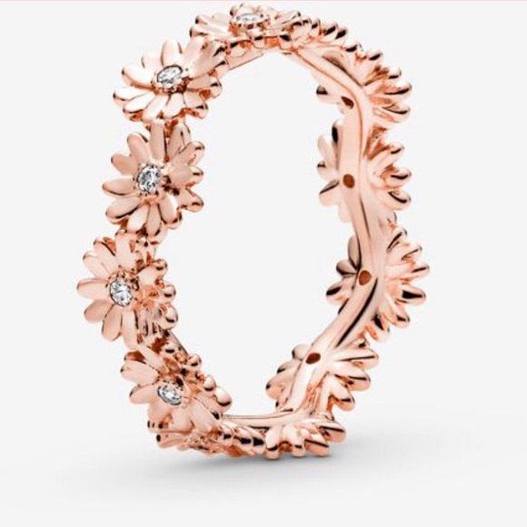 Rose gold daisy ring - Picture 1 of 1